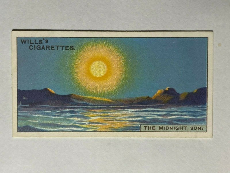 CIGARETTE CARD - WILLS DO YOU KNOW [2nd SERIES] #30 MIDNIGHT SUN  (UU297)