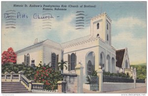 Historic St. Andrew's Presbyterian Kirk, Church of Scotland, NASSAU, Bahama, ...