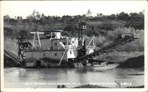 Paradise California CA Gold Dredger Mining Eastman's B-5014 Vintage RPPC PC