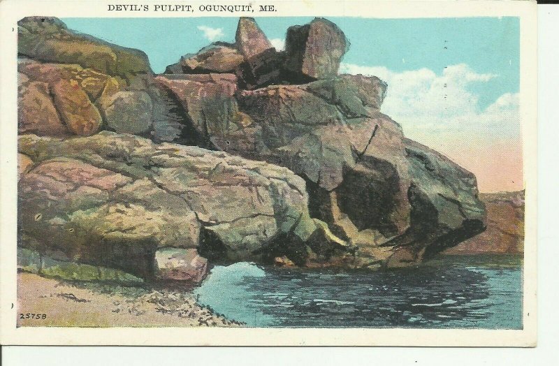 Devil's Pulpit, Ogunquit, Me.