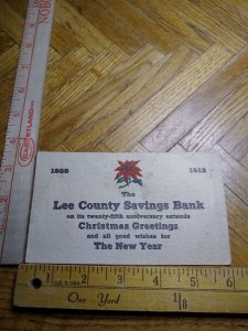 M-81649 The Lee County Savings Bank Christmas Greetings New Year