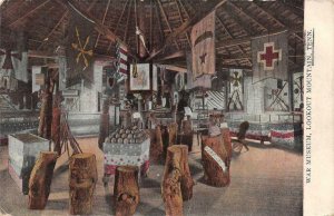 LOOKOUT MOUNTAIN, Tennessee~TN  WAR MUSEUM~Interior Exhibits  1910 Postcard