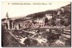 Postcard Old Luceram Vue Generale