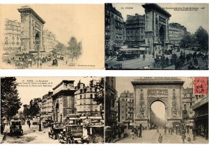 PARIS FRANCE LA PORTE ST.MARTIN 150 Vintage Postcards (L2471)