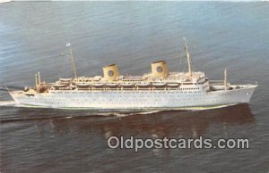 MS Kungsholm Swedish American Line Ship Unused 