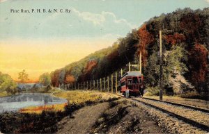 Chicora Pennsylvania Pine Run Railroad Train Vintage Postcard KK148