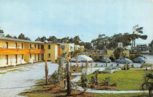 MYRTLE BEACH, SC South Carolina  LLOYD'S MOTOR HOTEL  40's Cars  Chrome Postcard