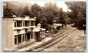 RPPC TURKEY CREEK CANYON, Colorado ~ TINY TOWN Buildings c1940s Sanborn Postcard