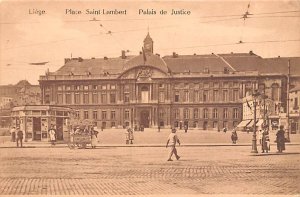 Place Saint Lambert, Palais de Justice Liege Belgium Unused 