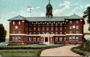 Massachusetts Worcester Lumnis Hall 1909 Rotograph