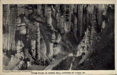 Caverns of Luray Virginia VA Postcard United States Virginia