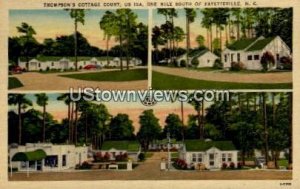 Thompson's Cottage Court in Fayetteville, North Carolina