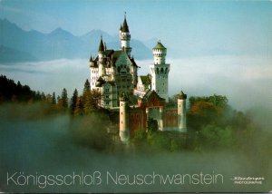 Castles Koenigsschloss Neuschwanstein Fuessen Bavaria Germany