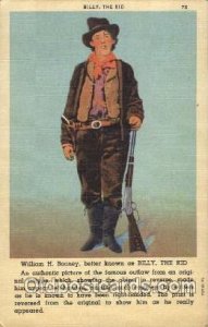 William H. Bonney Western Cowboy, Cowgirl Unused 