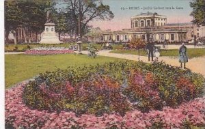 France Reims Jardin Colbert vers la Gare