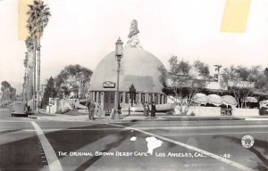 The Original Brown Derby Caf? Los Angeles California  