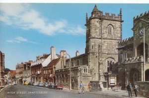 Dorset Postcard - High Street - Shaftesbury - Ref 971A