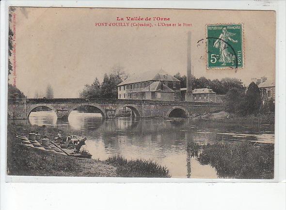 PONT D´OUILLY - L'Orne et le Pont - très bon état