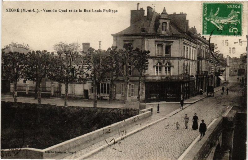 CPA SEGRE Vues du Quai et de la Rue Louis Philippe (606462)