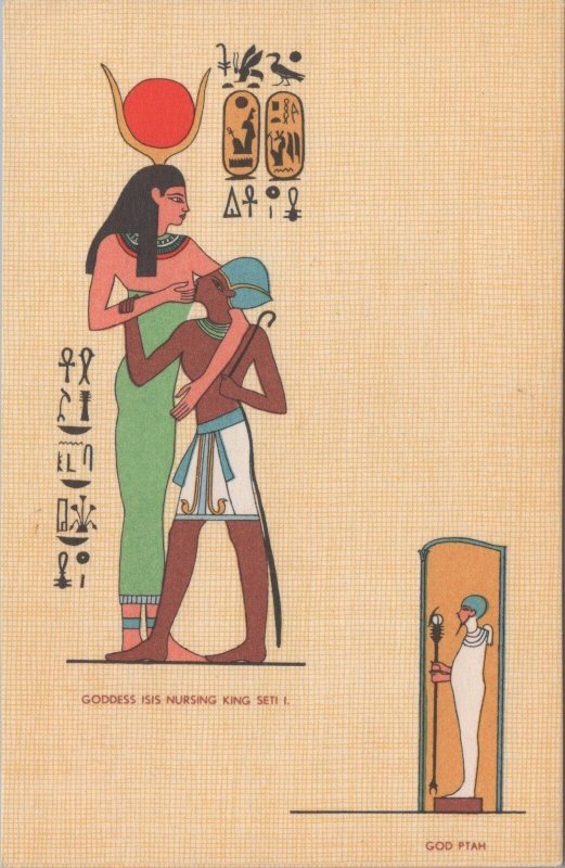 Egypt Postcard - Egyptian History, Gods and Kings Series Ref.RS30769 