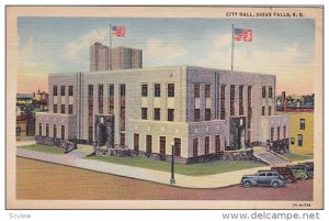 Exterior,  The City Hall,  Sioux Falls,   South Dakota,  PU_1942