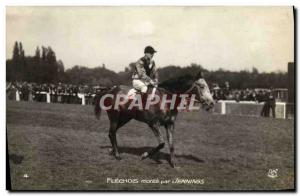 Old Postcard Horse Riding Equestrian Fl?chois up by Jennings