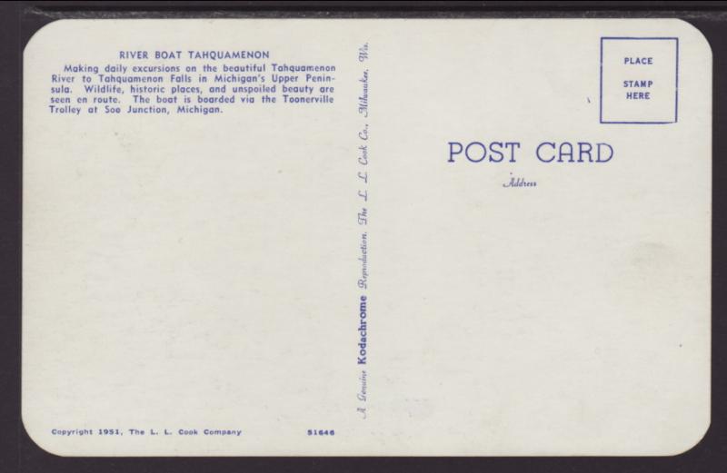 River Boat Tahquamenon