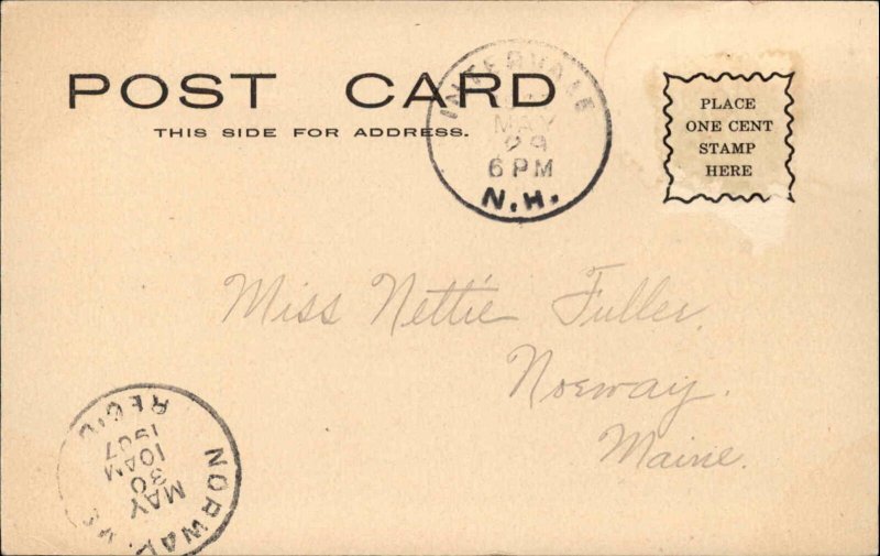 FRYEBURG ME Residence of Dr Gordon c1905 Postcard