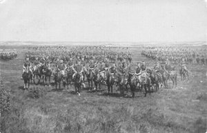 Belgium Belgium Army Horse Back in 1906 Real Photo Postcard