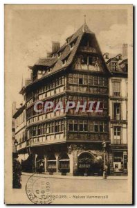 Postcard Old Strasbourg Maison Kammerzell