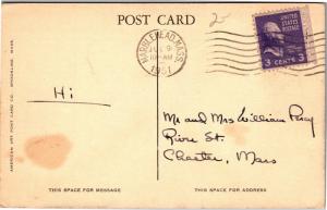 Hotel Rockmere and Harbor, Marblehead MA c1951 Vintage Postcard H12