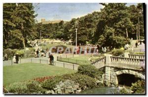 Old Postcard Bournemouth Central Gardens