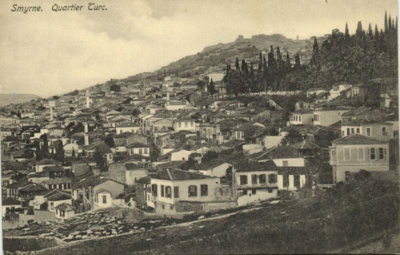 turkey, SMYRNE SMYRNA, Quartier Turc, Turkish District (1920s) Sarantopoulos