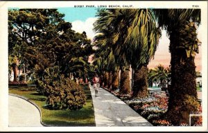 Vintage Postcard Bixby Park, Long Beach, California KC4