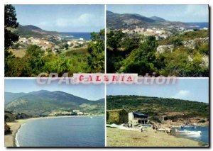 Postcard Modern Galeria Various Aspects Of The Village And The Beach