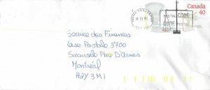 Entier Postal Stationery Postal Justice Canada Balance