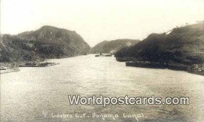 Real Photo Culebra Cut Panama Canal Panama Unused 