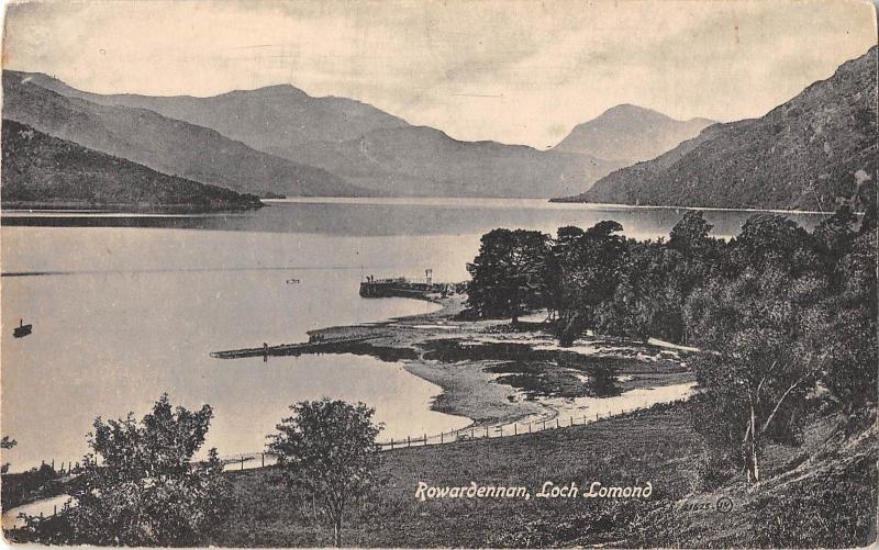 BR96650 rowardennan loch lomond  wales