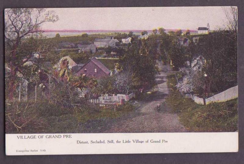 View Of The Village Of Grand Pre, Nova Scotia - Unused