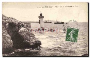 Old Postcard Marseille Lighthouse Desirade