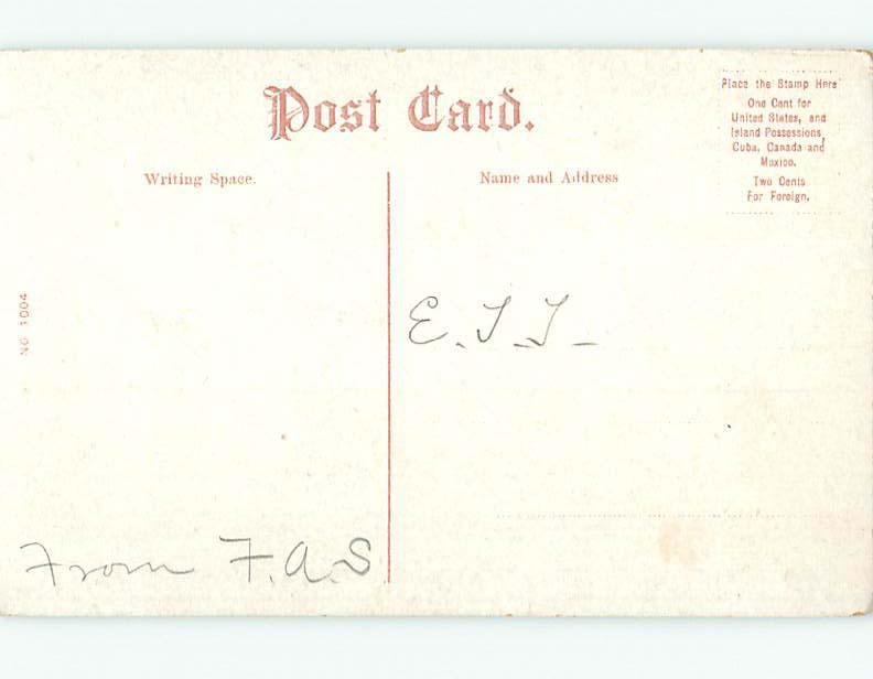 Divided Back MUSEUM SCENE Cambridge Massachusetts MA hr1531