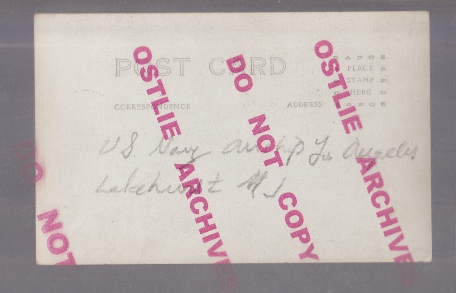 Lakehurst NEW JERSEY RPPC 1928 USS LOS ANGELES Mooring Post US NAVY ...