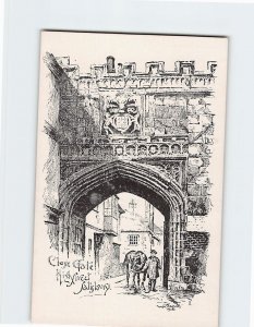 Postcard Close Gate Salisbury England