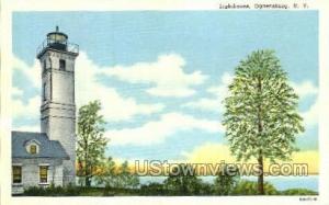 Lighthouse Ogdensburg NY Unused