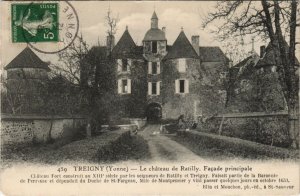 CPA TREIGNY Le Chateau de Ratilly (49213)