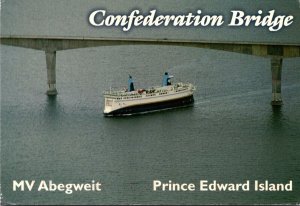 Canada Prince Edward Island Confederation Bridge MV Abegweit On Last Official...