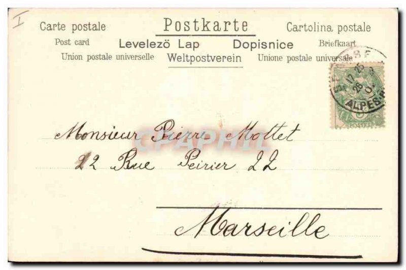 Postcard Old Bell Angel