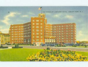 Unused Linen BERKELEY HOTEL Ashbury Park New Jersey NJ hr7307