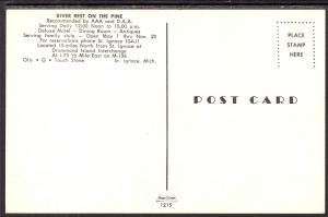 River Rest on the Pine,Motel Restaurant,St Ignance,MI