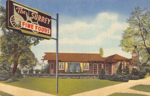 Beverly  The Surrey Linen Roadside Restaurant Vintage Postcard AA17309